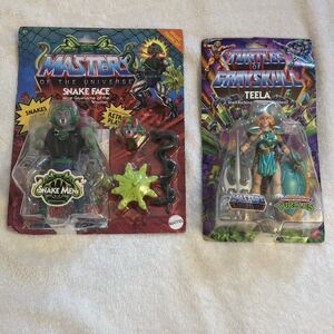New In Box Masters of The Universe Teela and Snake Face (See Pictures)
